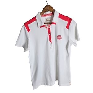 Women's EP Pro Waikoloa Golf Polo, short sleeve tour tech, medium